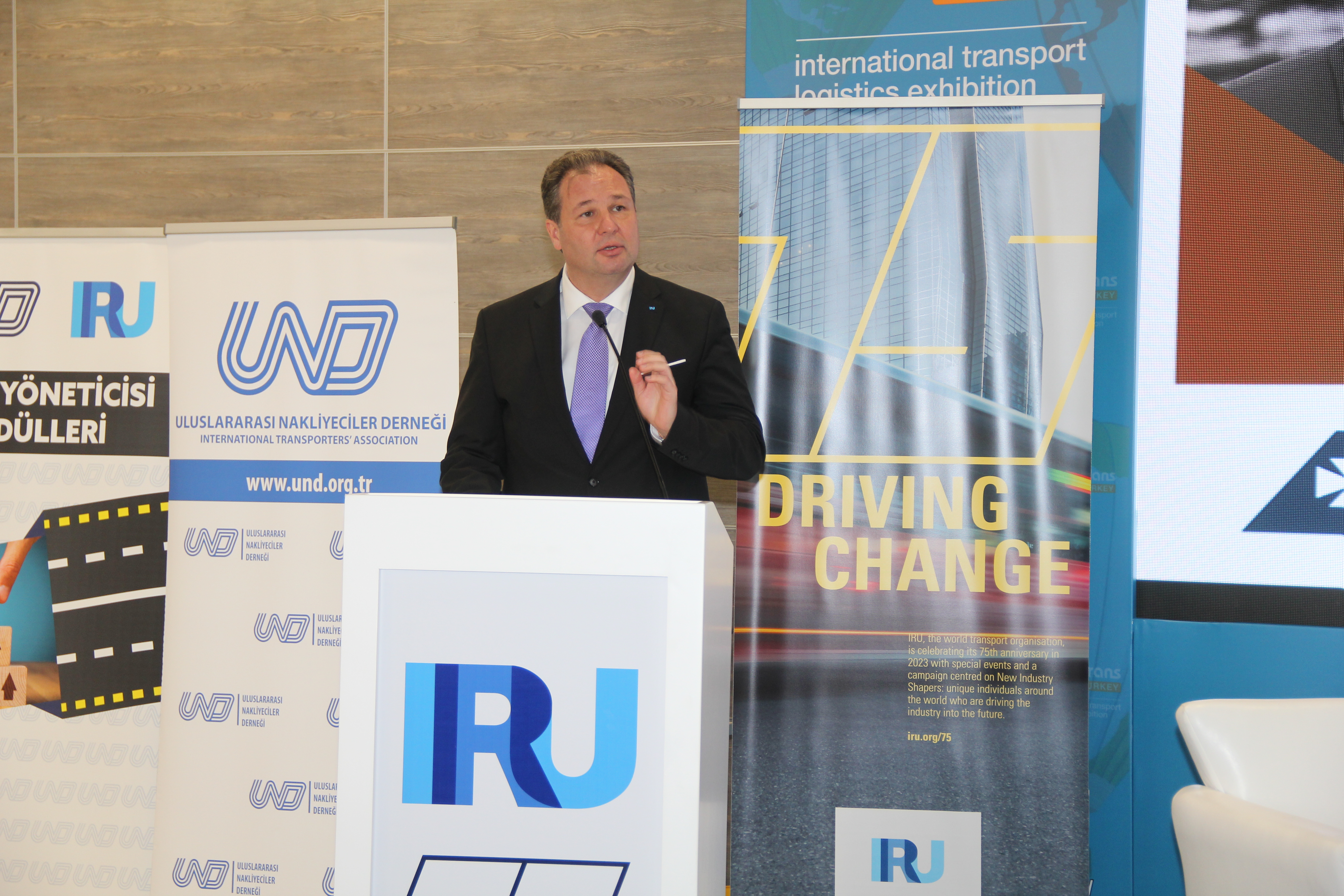IRU President Radu Dinescu