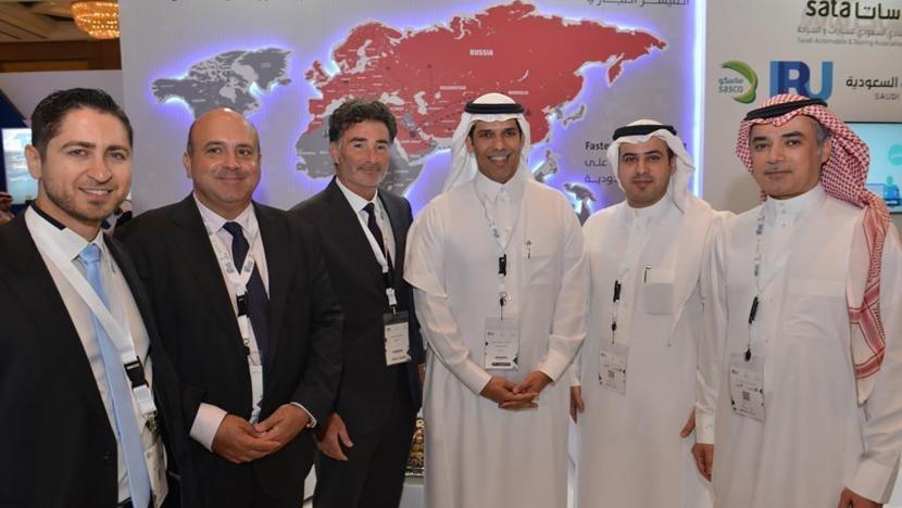 IRU Picture with Minister of Transport, Saudi Logistics Conference