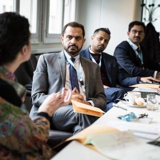 Mr. Wajid Ali - Director, Reforms & Automation in Geneva last February