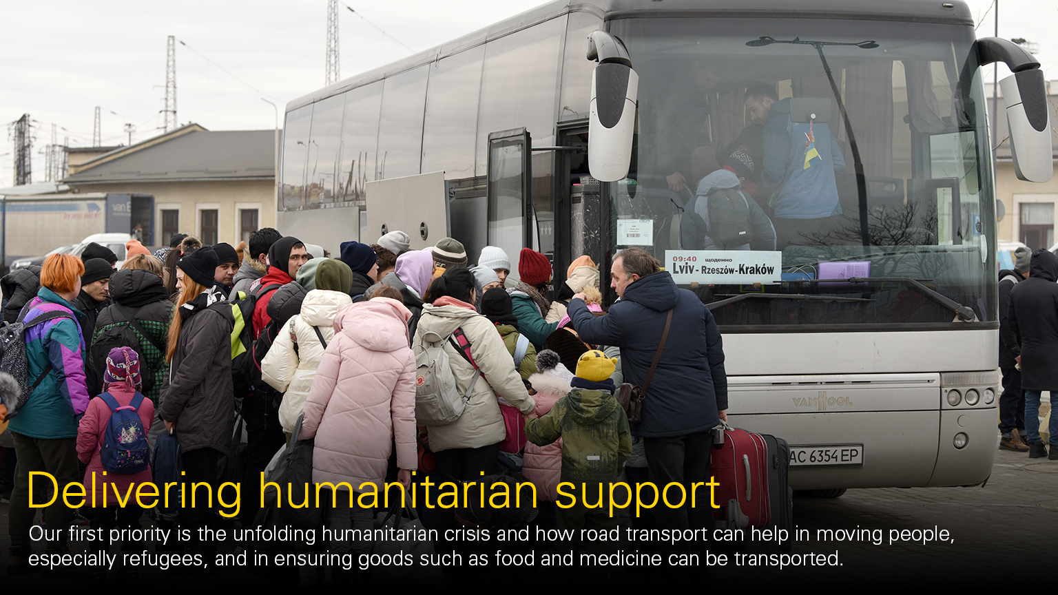 Delivering humanitarian support