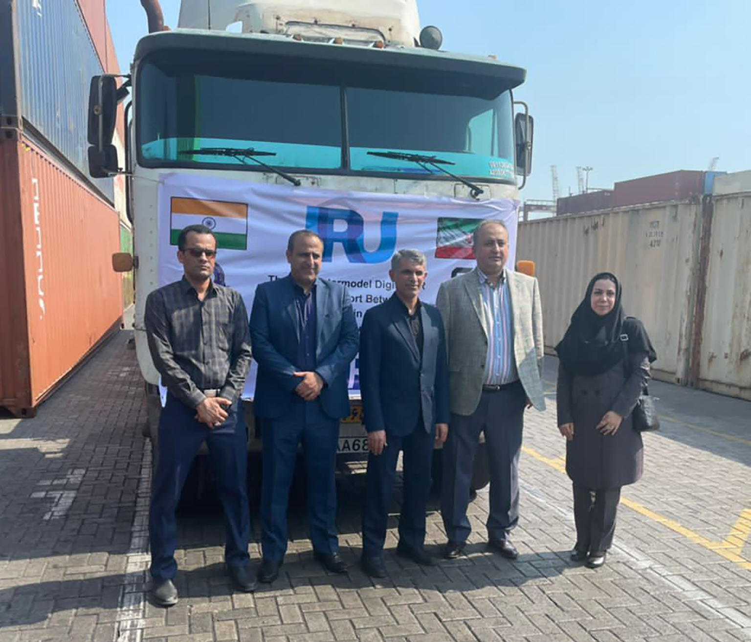 First fully digital intermodal TIR transport piloted from India to Iran