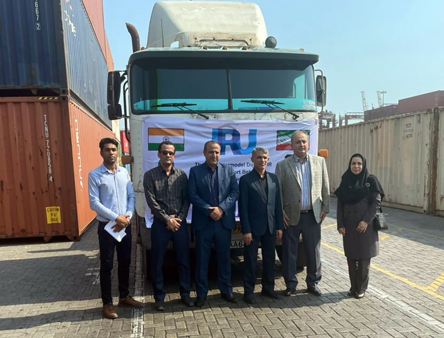 First fully digital intermodal TIR transport piloted from India to Iran