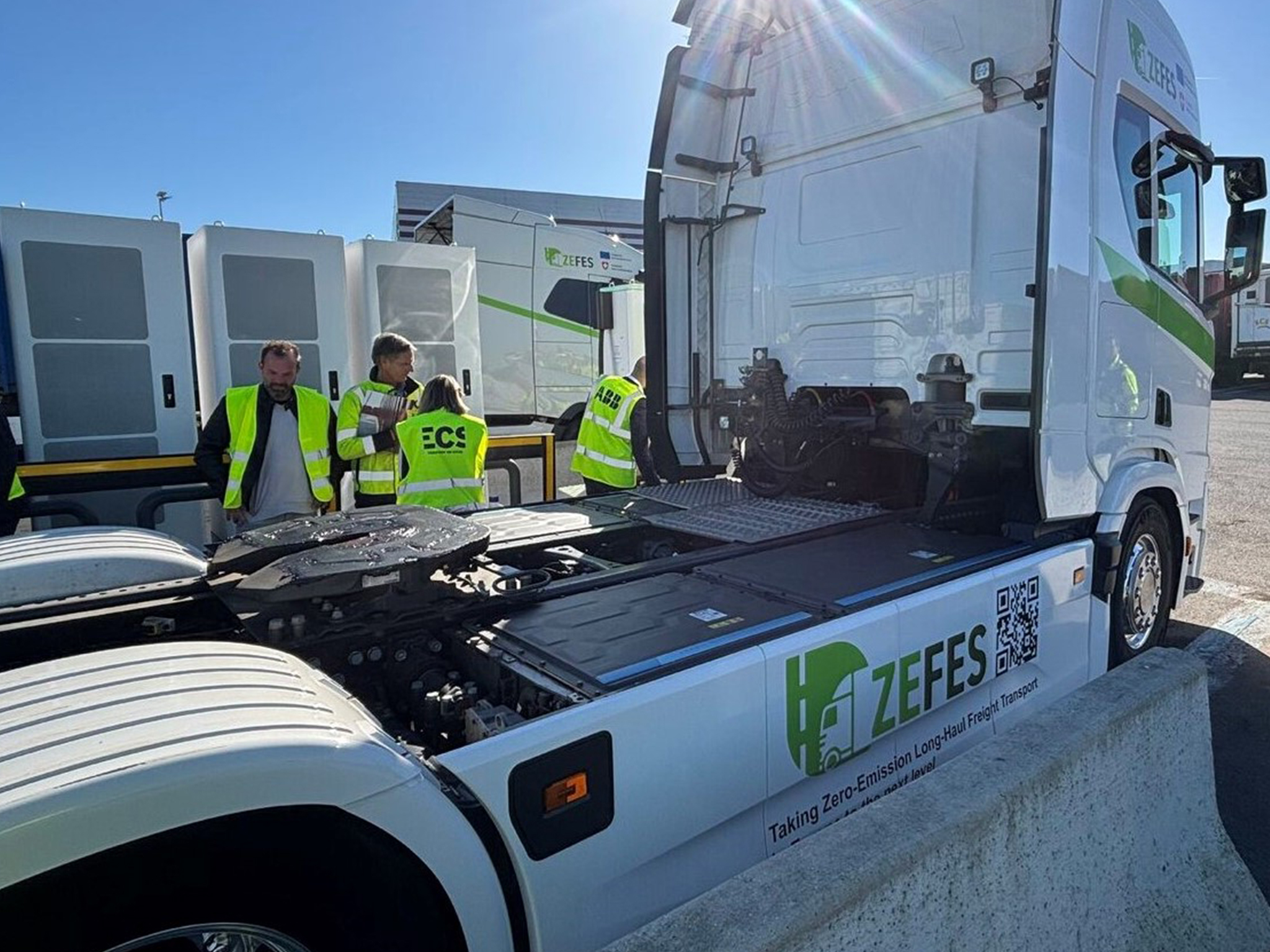 Long-haul electric truck megawatt charging test passes with flying colours