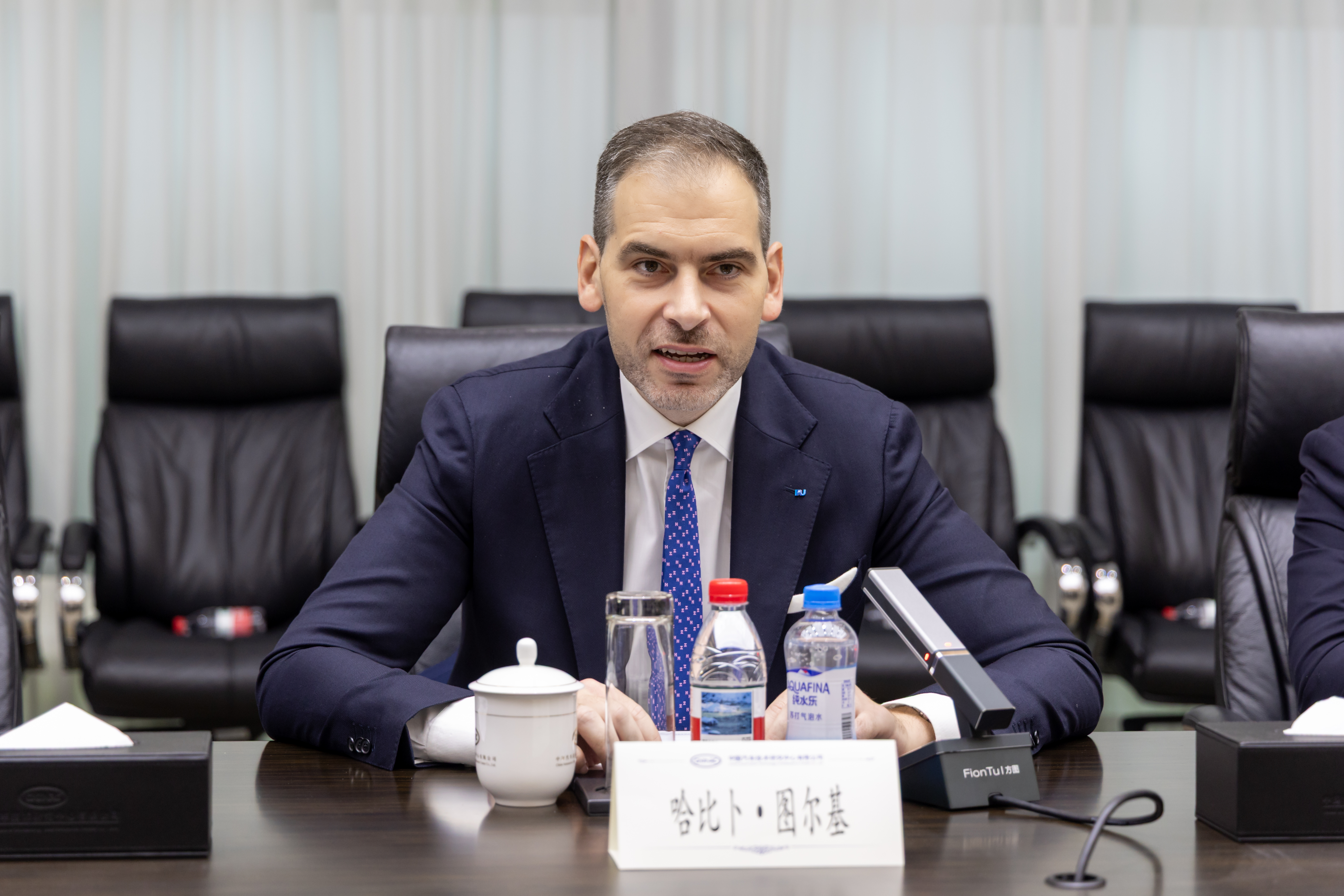 Member photos here  High-level events  Habib Turki was invited to address two important events while in China.  He joined more than 200 representatives from governments, international organisations and leading transport companies at the China&ndash;Central and Eastern European Countries Logistics Cooperation Conference.  In his keynote speech, Habib Turki stressed that harmonised processes and closer public-private cooperation can unlock even more trade between China and Central and Eastern Europe.  Speaking at t
