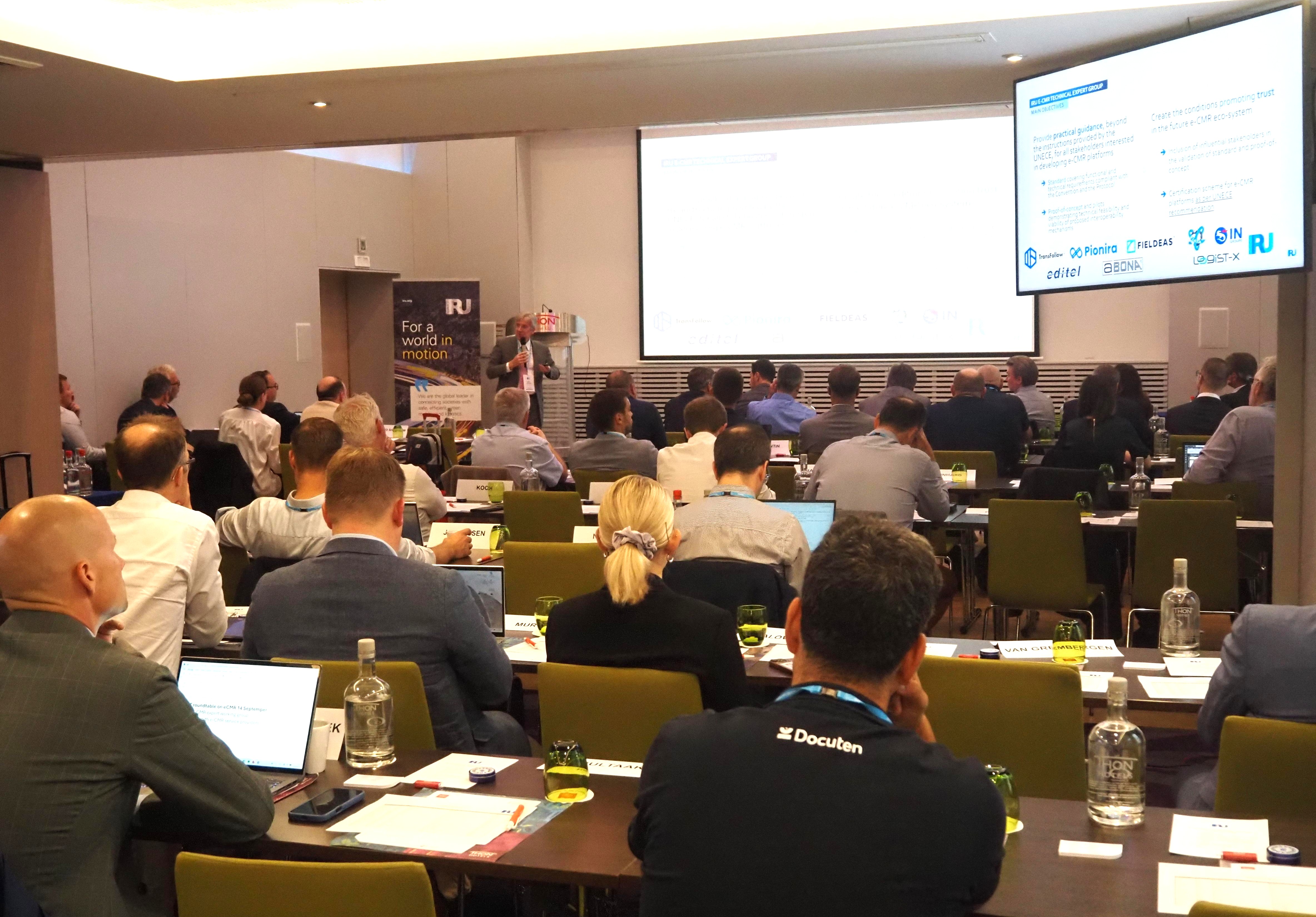 eCMR interoperability in focus at IRU innovation event