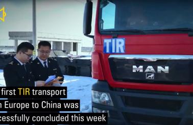 First TIR transport from Europe to China arrives in only 12 days