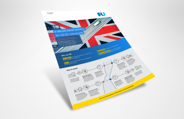 TIR flyer - A secure transit solution for UK-EU transports