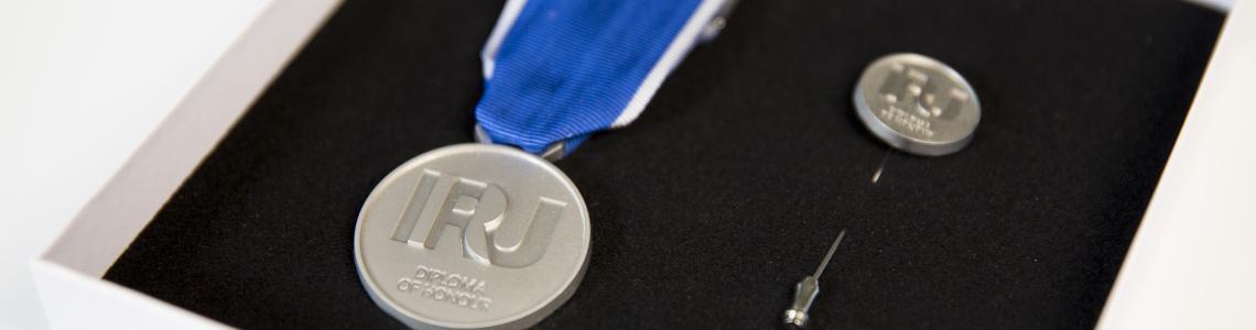 iru wards diploma of honor medals