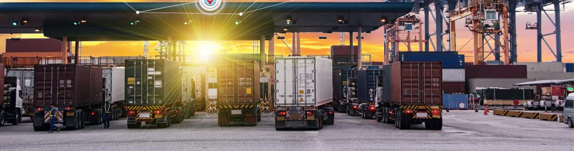 Digital logistics concept
