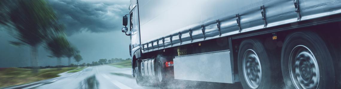 Testing driverless heavy-duty vehicles in adverse weather conditions 