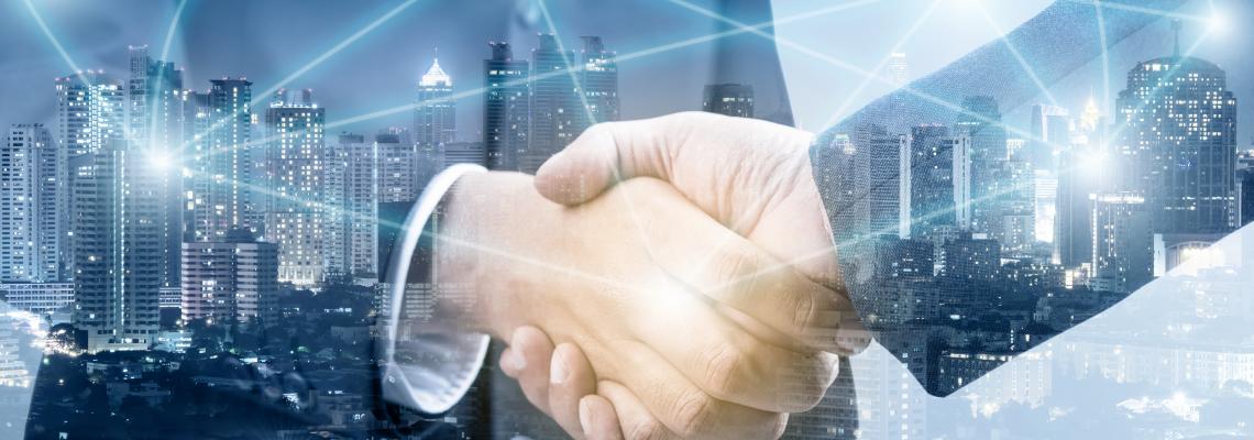 Hand shake city connections