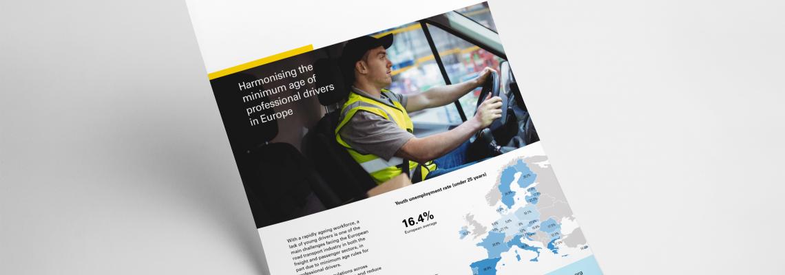 Harmonising the minimum age of professional drivers in Europe