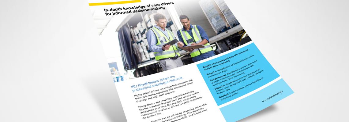 IRU RoadMasters - In-depth knowledge of your drivers for informed decision-making
