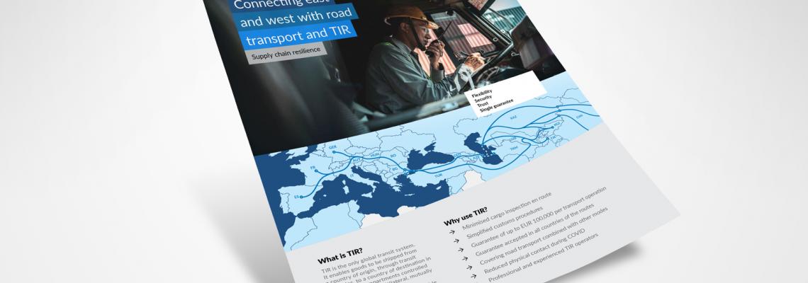 Connecting east and west with road transport and TIR