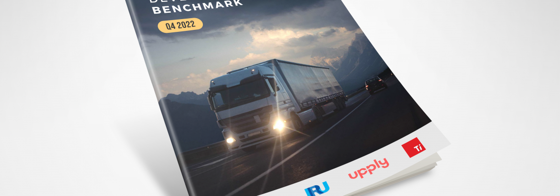 The European road freight rate development benchmark Q4 2022