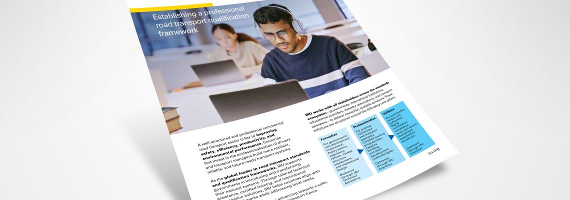 Establishing a professional road transport qualification framework