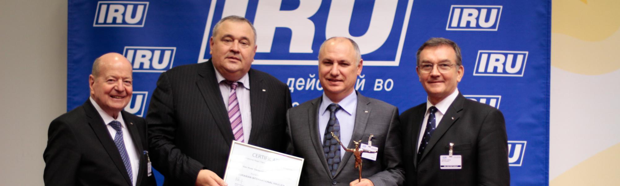 IRU rewards best Eurasian hauliers 2011