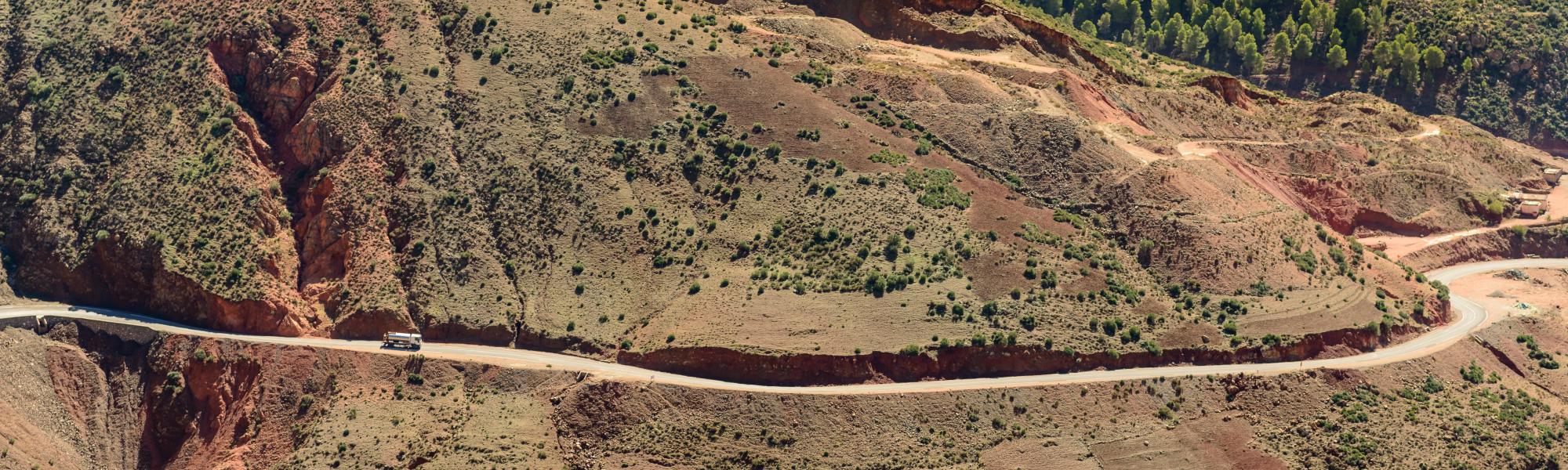 Morocco roads mountains