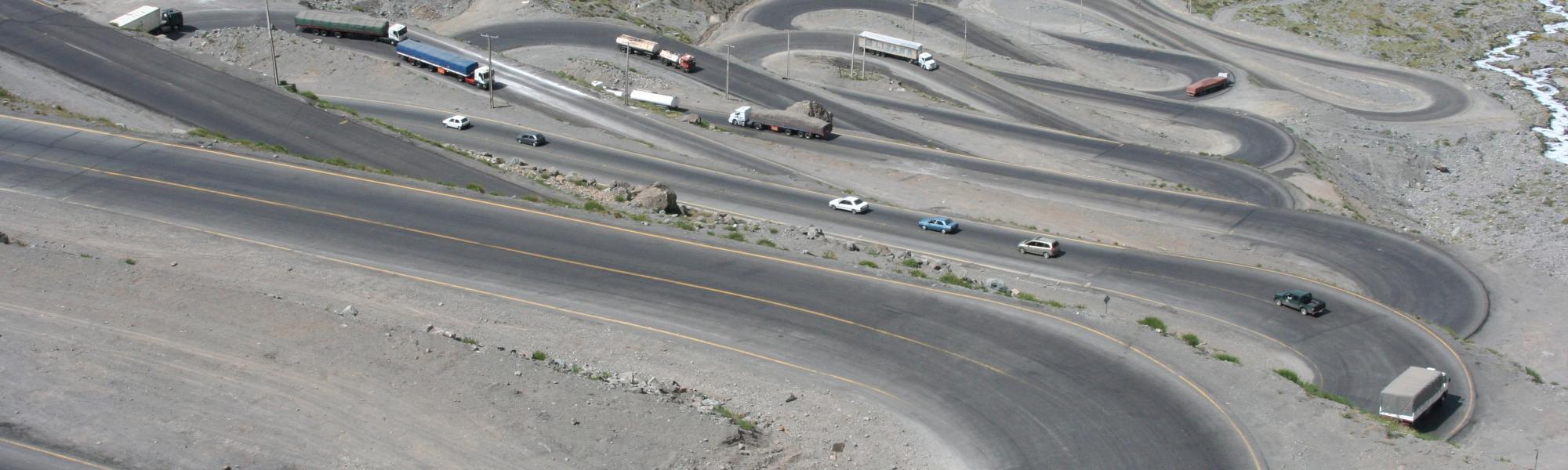 Argentina Chile mountain pass