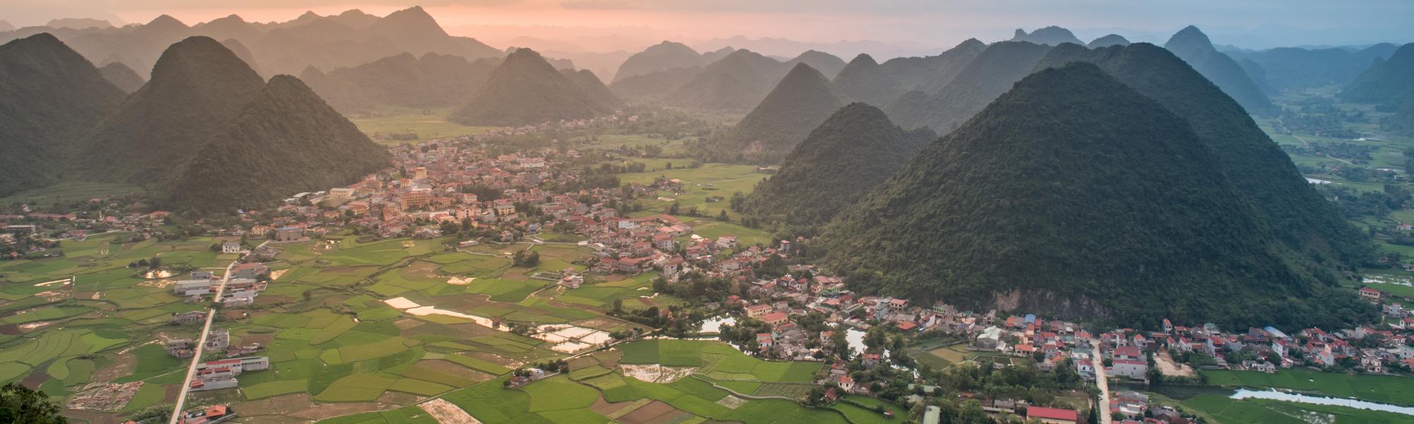 Lang Son valley, Vietnam