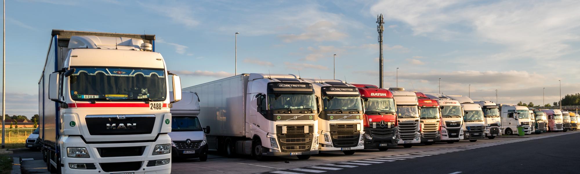 Belgium truck parking