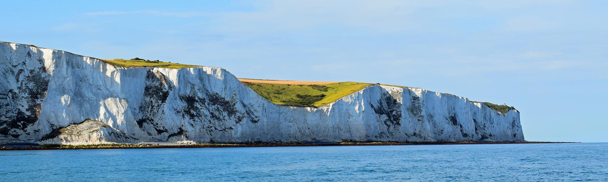 white cliffs