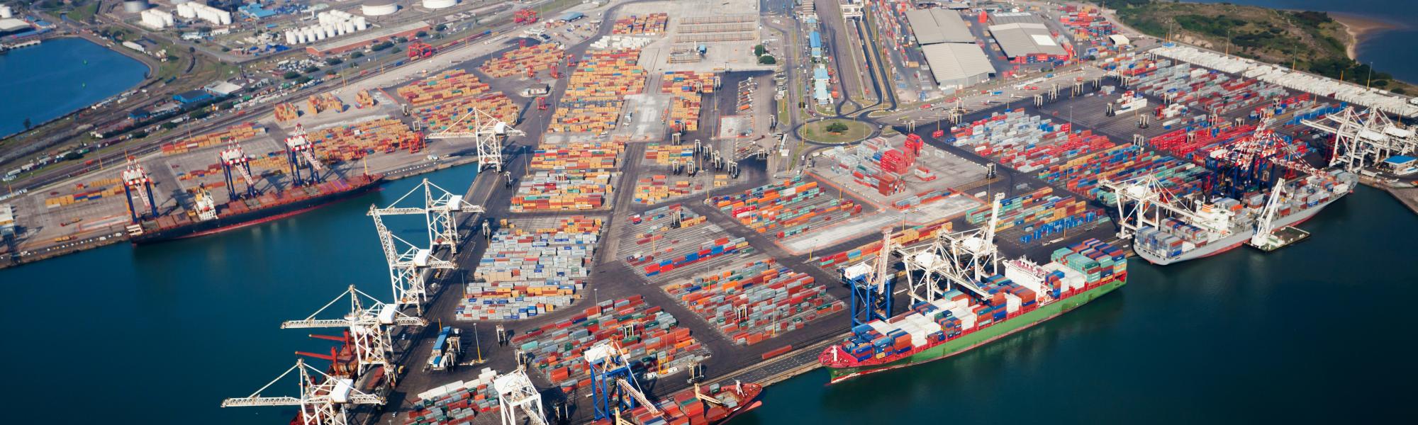 Port of Durban from above