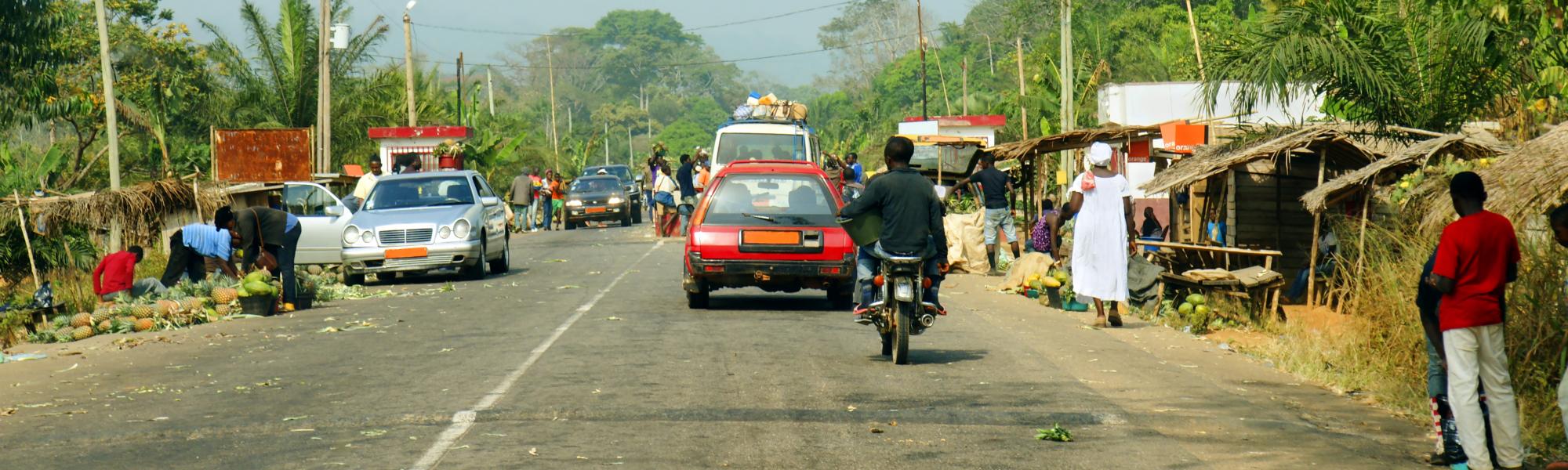 Yaounde Cameroon road