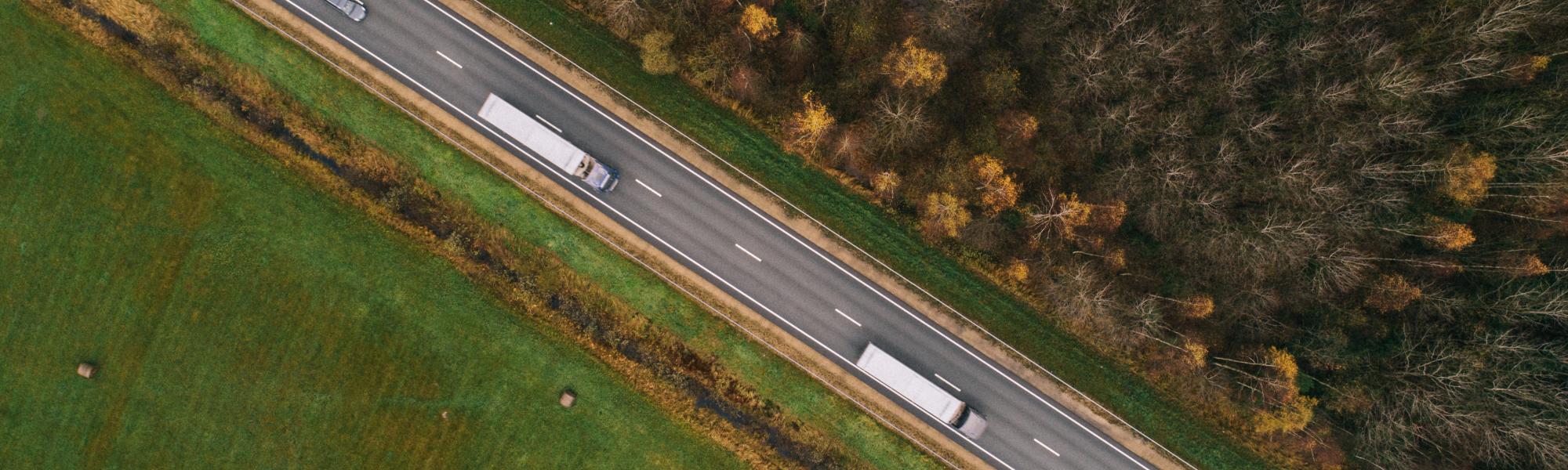 Trucks from above