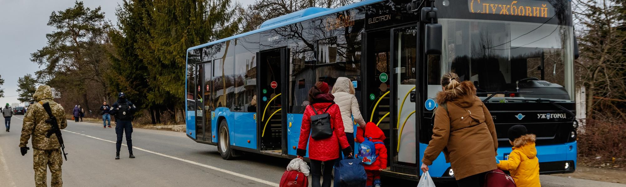 IRU passenger transport members kick off Ukraine action for refugees