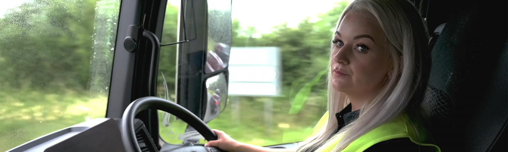 Irish beauty therapist turned truck driver tells her story