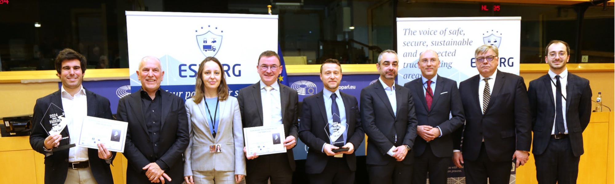 IRU has reiterated the urgent need for more safe and secure parking areas across Europe at a conference in the European Parliament. The debate was followed by the European Truck Parking Award ceremony. The winners are located in France and Spain.