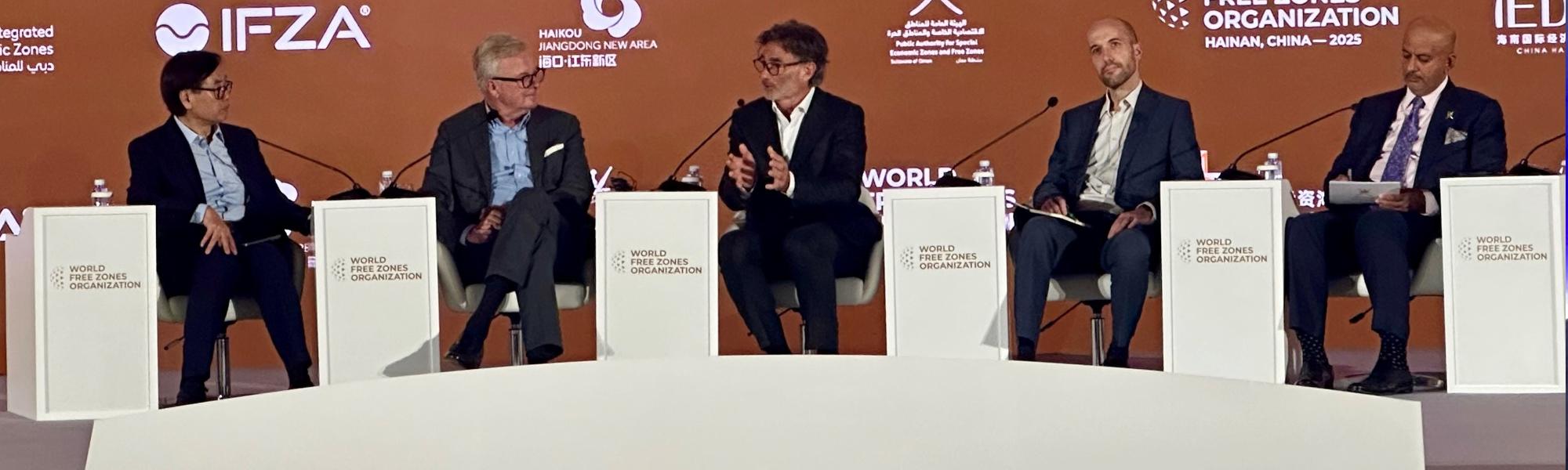 The evolving architecture of global trade: trucks and free zones