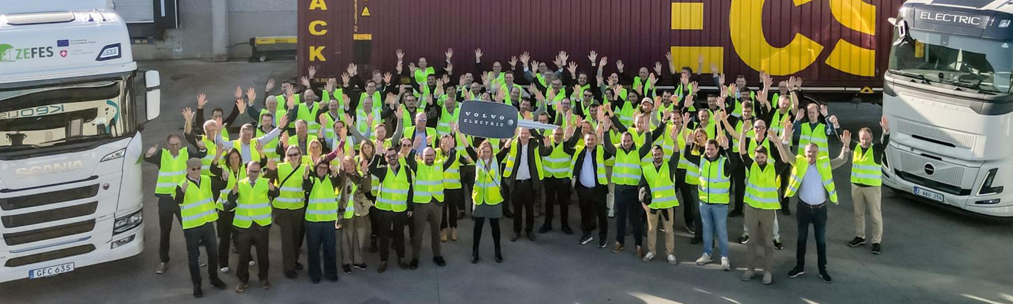 Long-haul electric truck megawatt charging test passes with flying colours