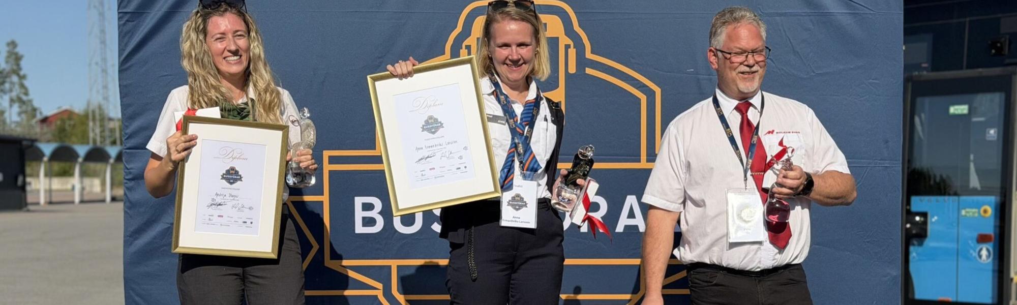 School bus driver Anna clinches top spot in Swedish championship 