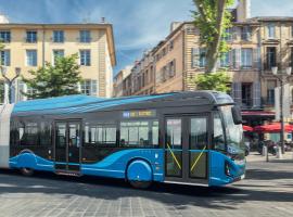 Latest green bus and trucks on show in Brussels