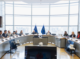 IRU joined the European Commission and industry leaders at the Strategic Dialogue on the Future of the European Automotive Industry today, reinforcing the need for a realistic approach to the clean mobility transition.