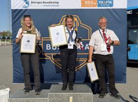 School bus driver Anna clinches top spot in Swedish championship 