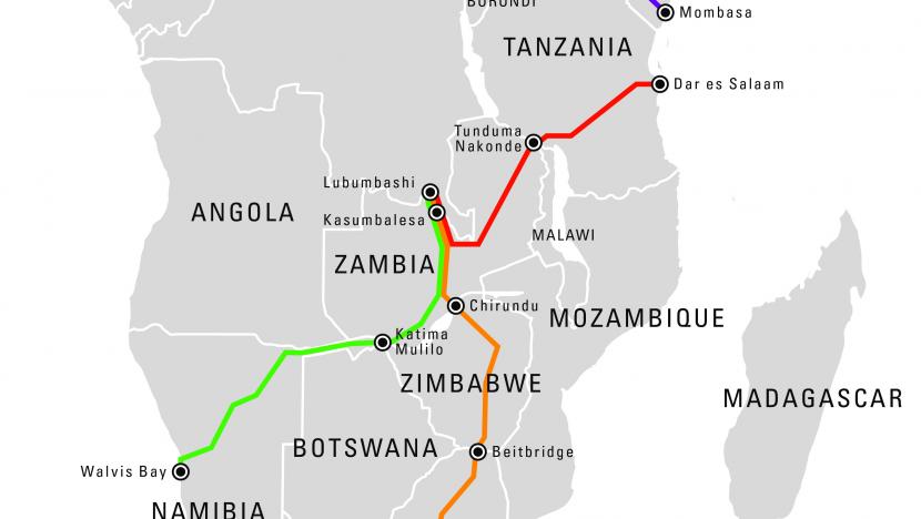 map corridors transit costs report