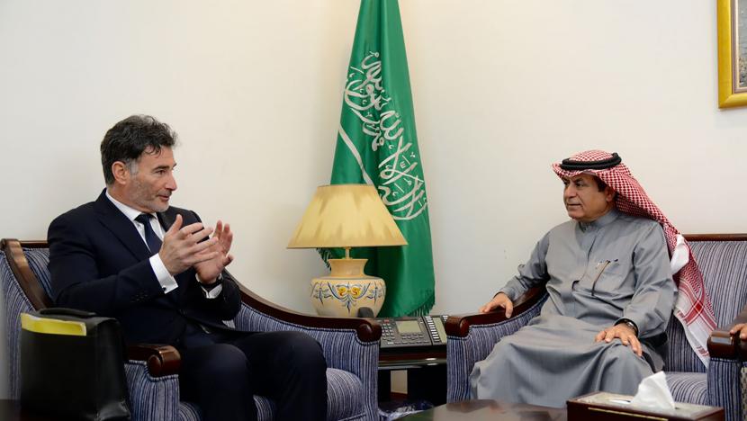 Umberto de Pretto meeting with Saudi Transport Minister