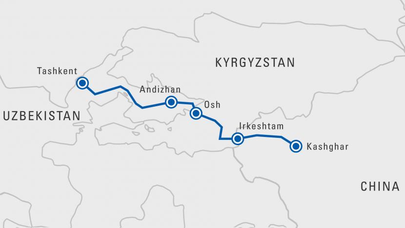 Uzbekistan, Kyrgyzstan and China activate new overland trade route