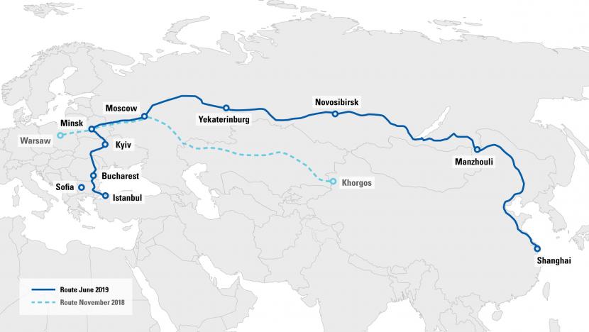 New Route Through Russia Launched For Tir Journeys From China To Turkey Iru World Road Transport Organisation