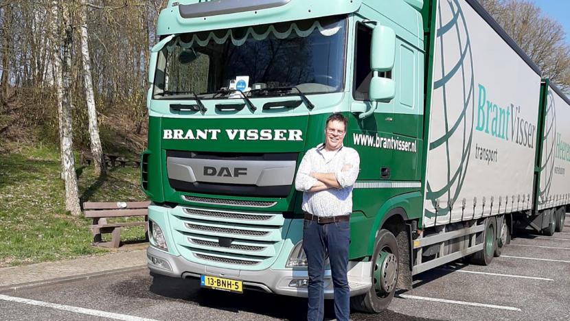 Truck driver Fons van Bergen