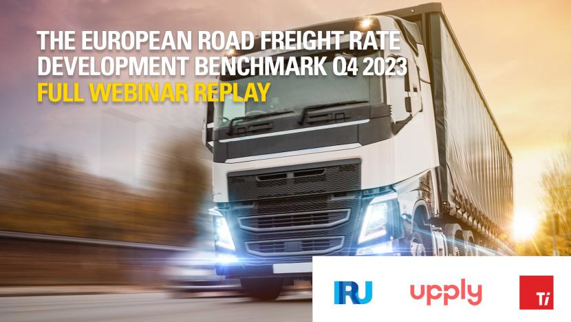 The European Road Freight Rate Development Benchmark Q4 2023 - Full webinar replay