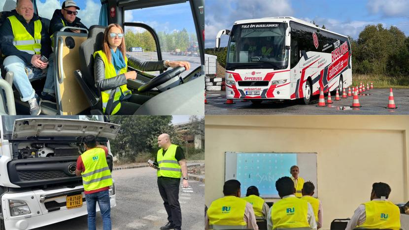 IRU RoadMasters programme used to evaluate drivers’ skills profile, target training, and manage risks in Estonia and India