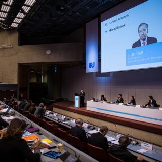 Jean Todt today at the IRU General Assembly