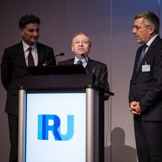 Jean Todt today at the IRU General Assembly