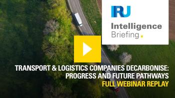 Transport and logistics companies decarbonise - Progress and future pathways - Full webinar replay