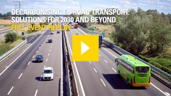 Decarbonising EU road transport Solutions for 2030 and beyond — Full event replay