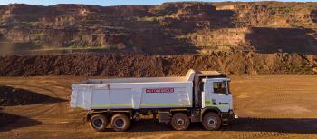 Autonomous mining truck